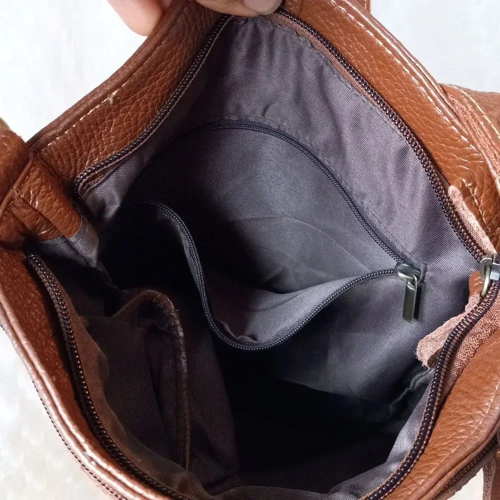 Women Crossbody Bag Genuine Leather Small Messenger Bags For Ladies Shoulders